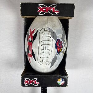 Vintage 2001 XFL Orlando Rage Fotoball Commemorative Football Original Box